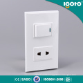 1 Gang Switch 2 Pin Socket for Latin American Market